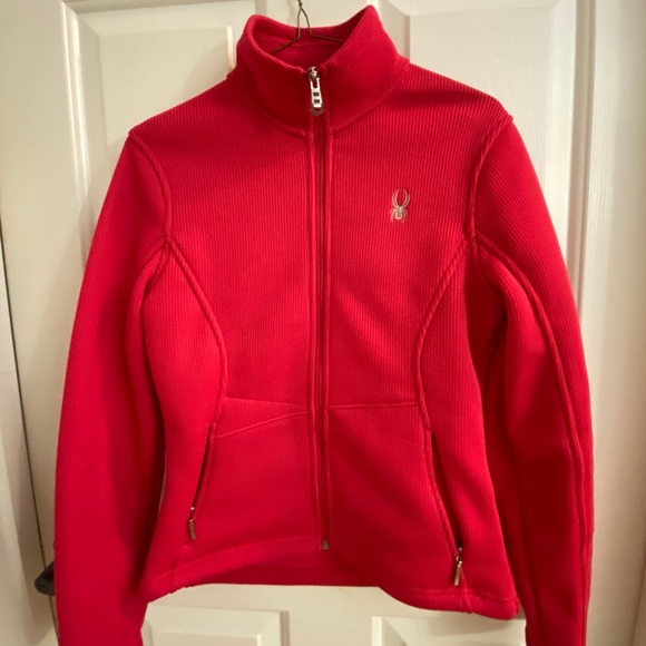 Spyder hot pink jacket, sz small - Picture 1 of 4